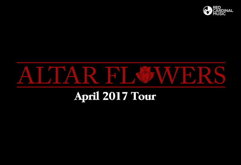 Altar Flowers April 2017 Tour - Red Cardinal Music