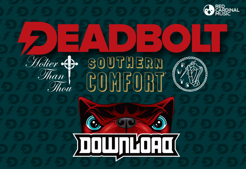 Deadbolt Manchester - Win Download Festival Tickets, Tattoos, Piercings and Clothing - Red Cardinal Music