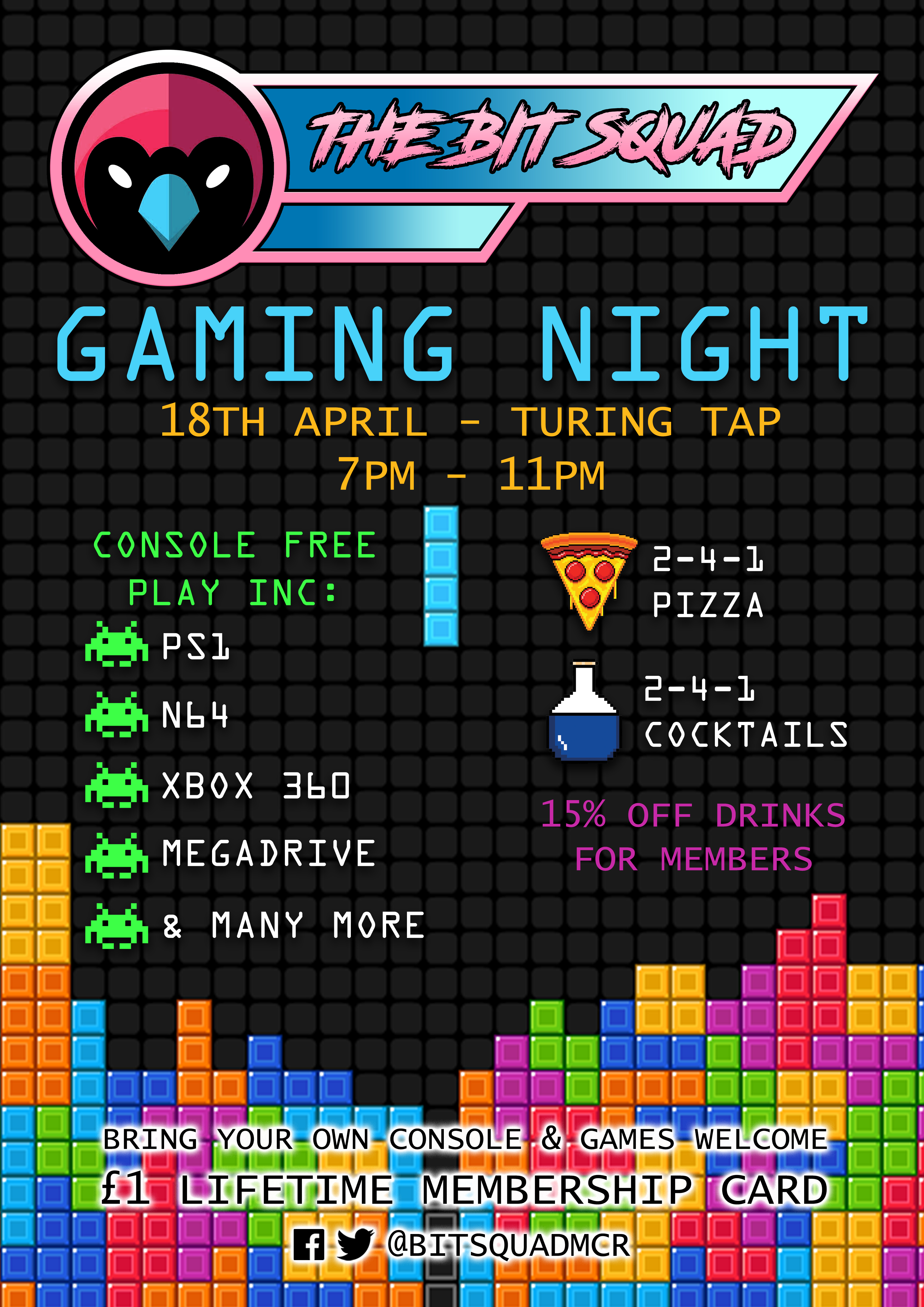 The Bit Squad Gaming Night Easter Special 2019
