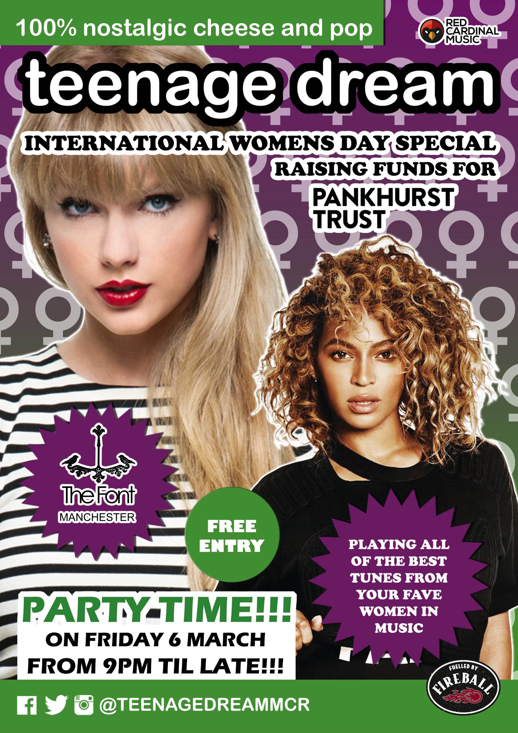 Teenage Dream - March 2020 - International Womens Day Special - Poster - Pankhurst Trust