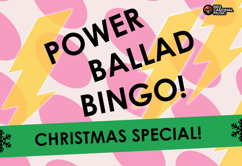 Red Cardinal Music - The Power Ballad Bingo - Christmas Special - The Font - RCM