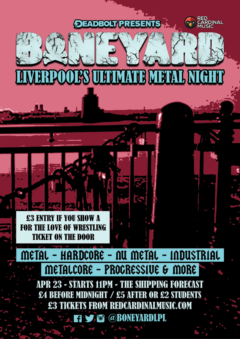 Boneyard - Shipping Forecast Liverpool - Apr 22 - Poster - Web - Wrestling