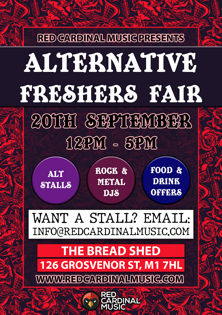 Alternative Freshers Fair 2022 - Manchester - Poster - Web