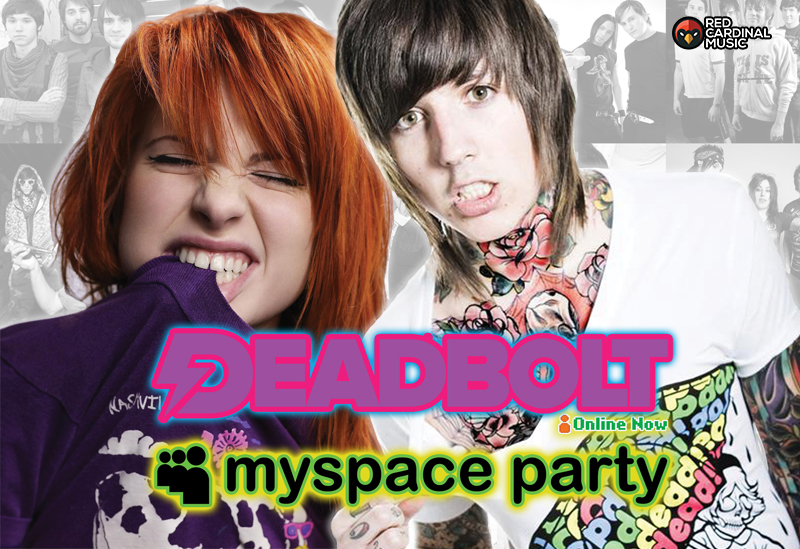Deadbolt Manchester - Myspace Party - Jun 2023 - The Bread Shed - Red Cardinal Music