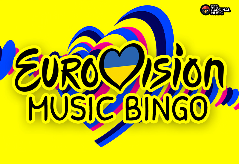 Red Cardinal Music - Eurovision Music Bingo - Shipping Forecast - May 2023 - RCM
